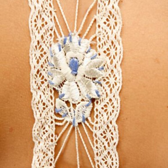 Free People Embroidered Cutaway Tank in Natural ASO Alex Russo - Picture 6 of 14